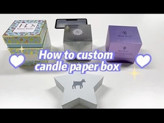 豪華な蓋のキャンドルボックス ギフト 香水 工芸品 特別なオープンキャンドル ロゴ付きパッケージボックス