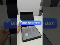 高級紙箱 チョコレート紙箱 黒い磁気ギフトボックス 紙分割器