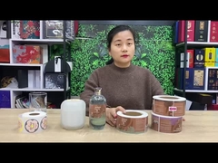 防水 二面紙ステッカー ラベル 水瓶のパッケージ オーダーメイド