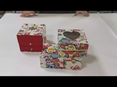 プリント フラワー ファッション ギフト 工芸品 肌ケア 顔クリーム 引き出しと磁石箱 女性