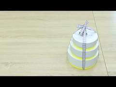 丸紙包装チューブ 円筒 3 枚 プレゼントボックス セット 祭り 結婚 プレゼント