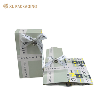 購入 紙箱 折りたたむ紙箱 フォルダー リップ 紙箱 リボンボウ付き online manufacture