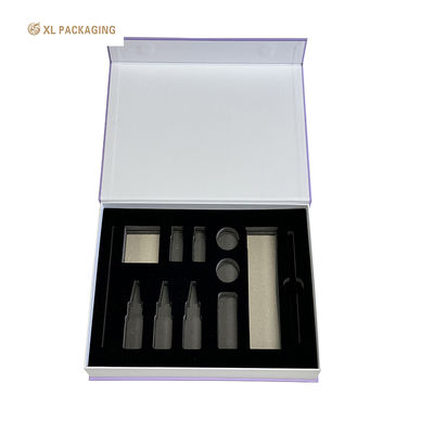 購入 XL Packaging Custom Printed Cosmetic Boxes Luxury Custom Logo Rigid Paper Boxes With Sponge Liner Empty Magnetic Case Display For Product Packing オンライン製造