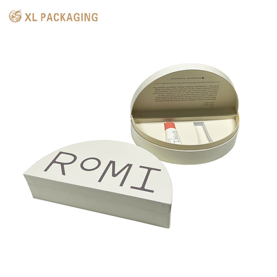 高級カスタム化粧品箱 彫刻LOGO 半円 特別箱 香水用皮膚ケア用化粧品紙 EVA