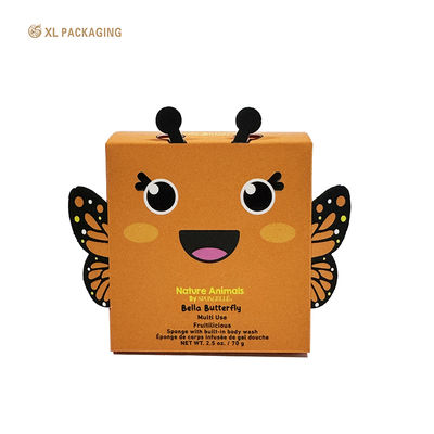 経済的な折りたたみ式動物型ギフトボックス。食品に安全な素材を使用し、クッキー、キャンディ、チョコレート用に簡単に組み立てられます。